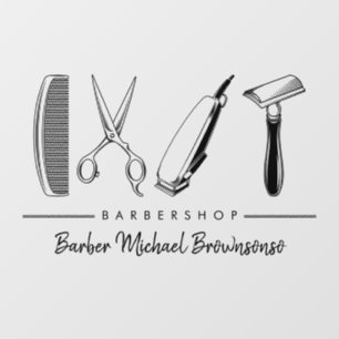 Scissor Hair Comb Razor Classic Simple Barber