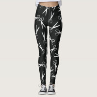 Scissor Pattern Silver & Black