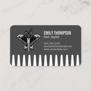 Scissors   Barber Clippers   Hair Beauty Cuts Business Card