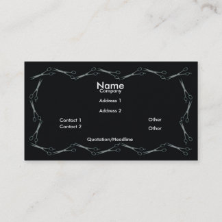 Scissors Business Card
