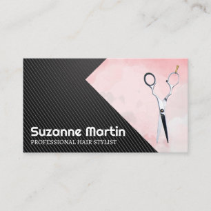 Scissors Colour Block Artistic Business Card