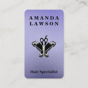 Scissors Hair Clippers Beauty Business Card