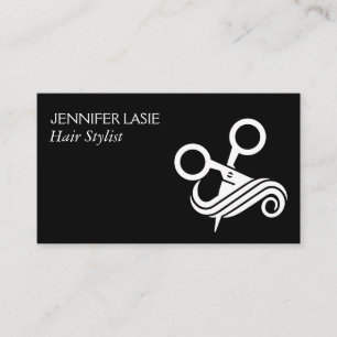 Scissors Hair Salon Logo Business Card