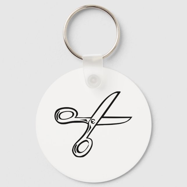 Scissors Key Ring (Front)