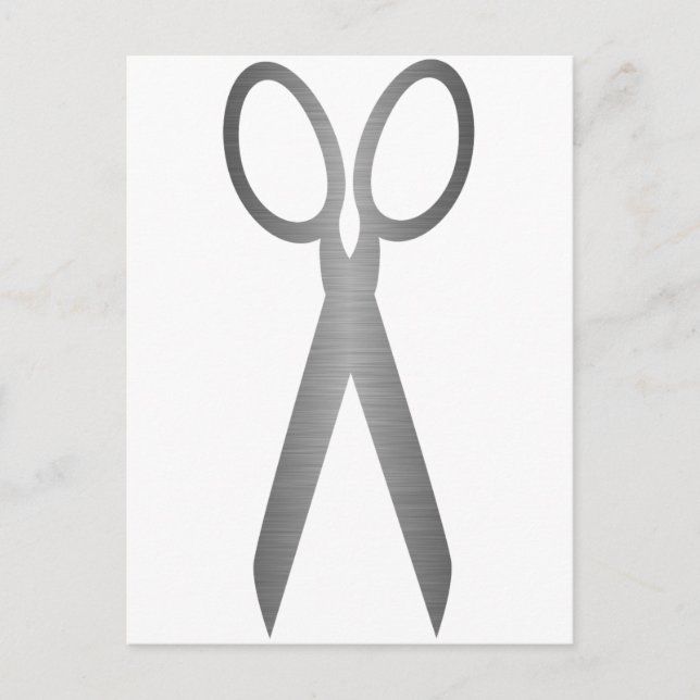 Scissors Postcard (Front)