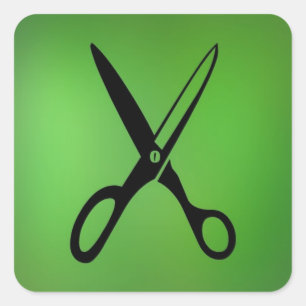 Scissors sticker