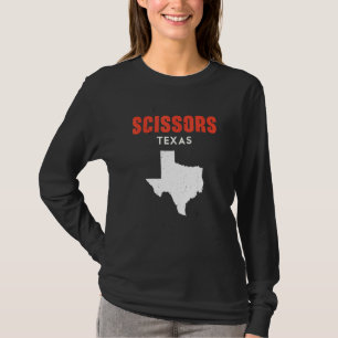 Scissors Texas USA State America Travel Texas T-Shirt