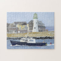 Scituate Harbor and Cedar Point Lighthouse