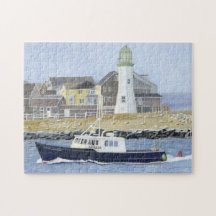 Scituate Harbor and Cedar Point Lighthouse