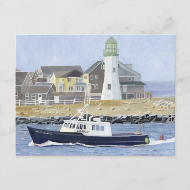 Scituate Harbor Postcard (Front)