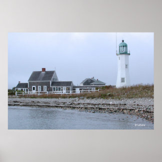 Scituate Lighhouse Panorama Poster