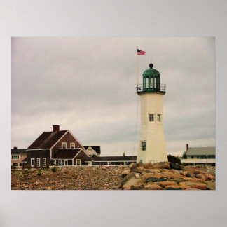 scituate light house poster