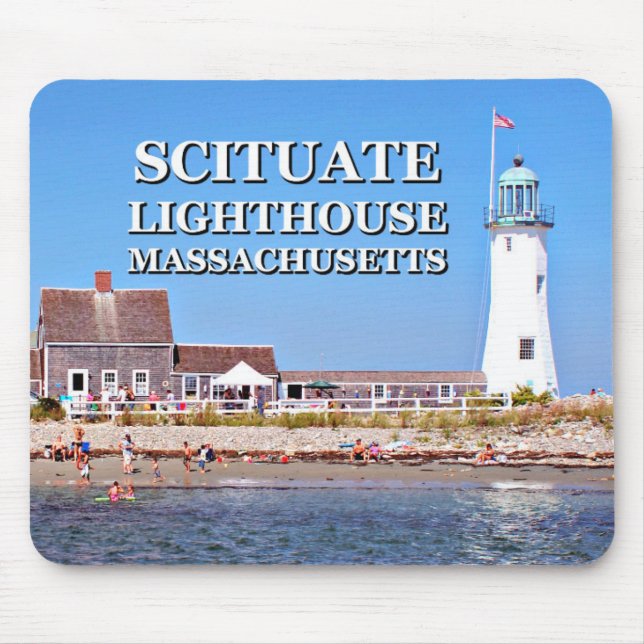 Scituate Lighthouse, Massachusetts Mousepad (Front)