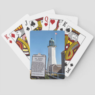 Scituate Lighthouse, Massachusetts Playing Cards