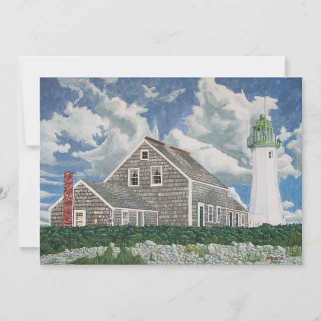 Scituate Lightkeeper's House Invitation (Front)