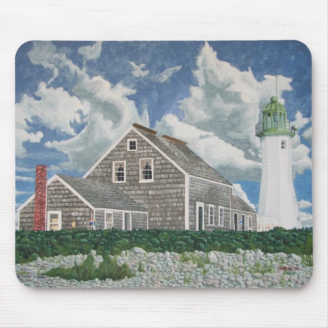 Scituate Lightkeeper's House Mouse Pad (Front)