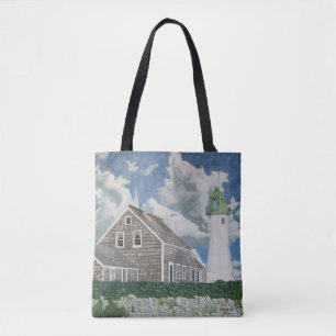 Scituate Lightkeeper's House Tote Bag