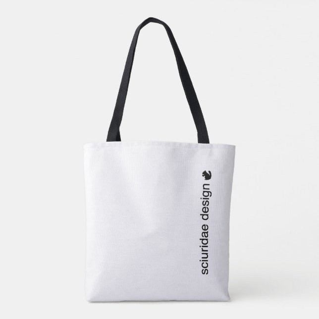 sciuridae design bag, take everything in style tote bag (Back)