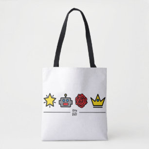 SCK Icon White Tote Bag