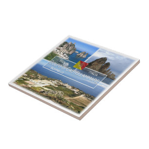 SCL005 GULF OF CASTELLAMMARE Mosaic, Italy, Tile