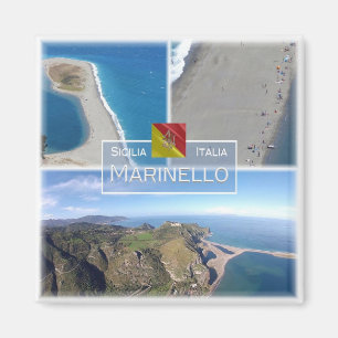 SCL007 MARINELLO, Nature Reserve, Mosaic, Fridge Magnet