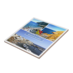 SCL019 MARETTIMO ISLAND, Mosaic, Sicily, Tile