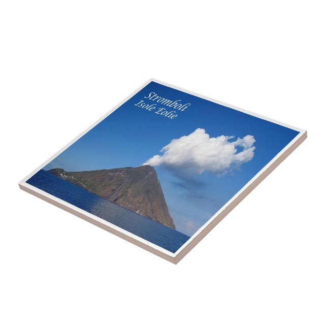 SCL036 STROMBOLI, Sicily, Italy, Tile (Side)