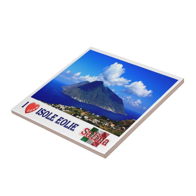 SCL038 AEOLIAN ISLANDS SALINA I Love, Tile (Side)