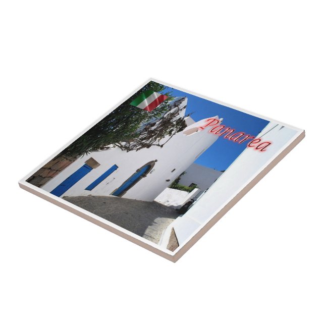 SCL040 AEOLIAN ISLANDS, PANAREA, Sicily, Tile (Side)