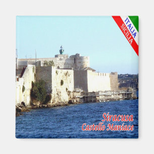 SCL070 SIRACUSA Castle Maniace, Sicily, Fridge Magnet