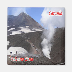 SCL089 CATANIA, ETNA, Sicily, Italy, Fridge Magnet