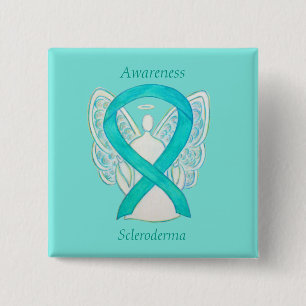 Scleroderma Angel Awareness Ribbon Pins