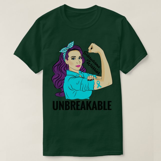 Scleroderma Awareness Autoimmune Disease Connectiv T-Shirt (Design Front)