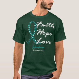 Scleroderma Awareness Faith Hope Love In This Fami T-Shirt