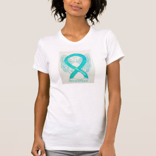 Scleroderma Awareness Ribbon Angel Custom Shirt