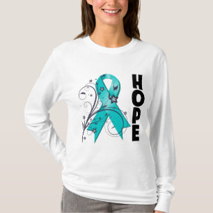 Scleroderma  Floral Hope Ribbon T-Shirt
