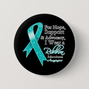 Scleroderma Support Hope Awareness 6 Cm Round Badge