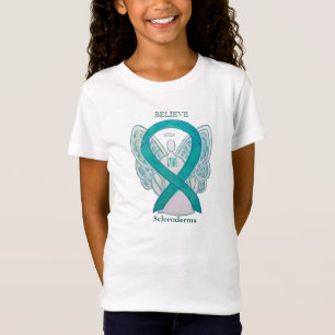Scleroderma Teal Awareness Ribbon Angel Shirt
