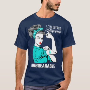Scleroderma Warrior Unbreakable  Awareness Gift T-Shirt