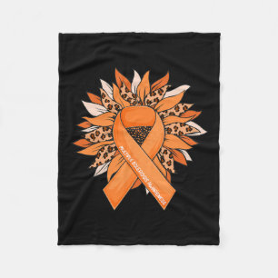 Sclerosi Sunflower Multiple Sclerosis Awareness  Fleece Blanket