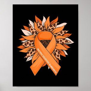 Sclerosi Sunflower Multiple Sclerosis Awareness  Poster