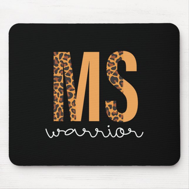 Sclerosis Awareness Men Women Ms Warrior  Mouse Pad (Front)