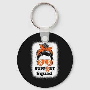 Sclerosis Awareness Messy Bun Support Squad Ms Mum Key Ring