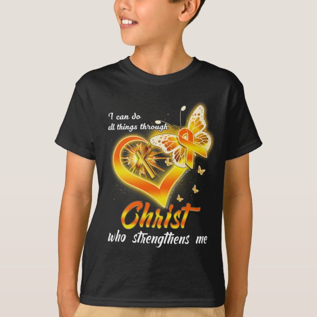 Sclerosis - I Can Do All Things Through Christ  T-Shirt (Front)