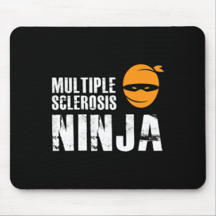Sclerosis Ninja - Ms Support Awareness Fighter Mouse Pad