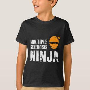Sclerosis Ninja - Ms Support Awareness Fighter T-Shirt