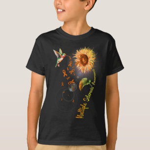 Sclerosis Sunflower Hummingbird T-Shirt