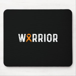 Sclerosis Warrior Awareness Ms Orange Ribbon  Mouse Pad