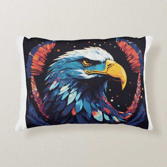 SCM eagle head design pillow soft  (Front)