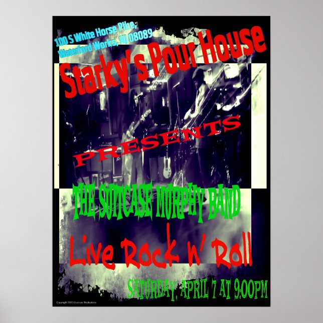 SCMB @ Starky's Poster (Front)